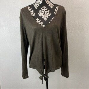 H&M Linen Lightweight Lagenlook Top